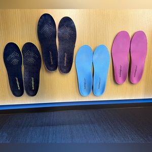 Superfeet insoles. Set of 4. Used.